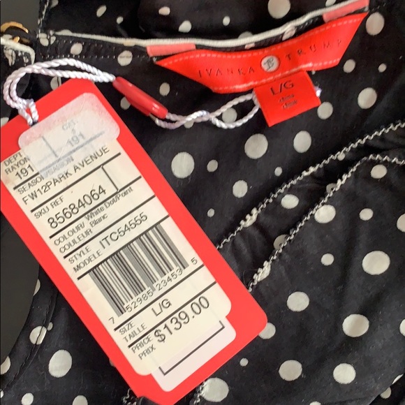 Ivanka Trump polka dot top - Picture 3 of 4